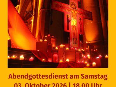 Taizé-Abendgottesdienst am 3. Oktober 2026 in der Auferstehungskirche